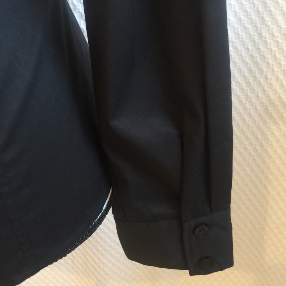 Laundry By Shelli Segal Black Button Down Shirt - Picture 10 of 16